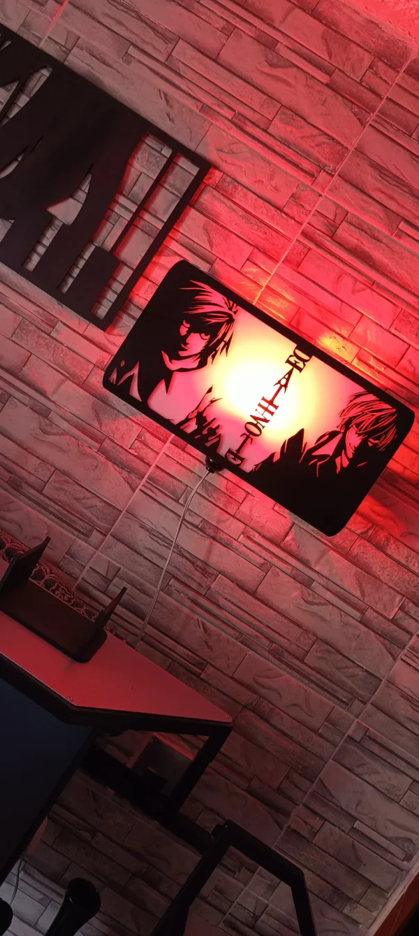 Lámpara Light y L - Death Note