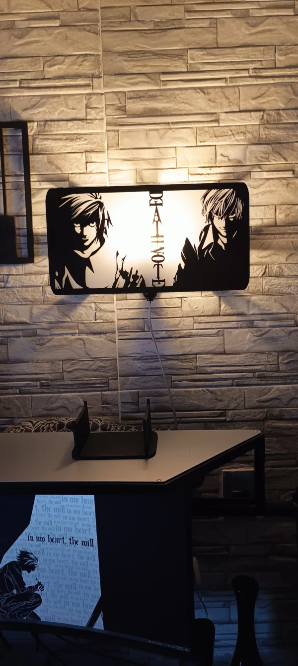 Lámpara Light y L - Death Note
