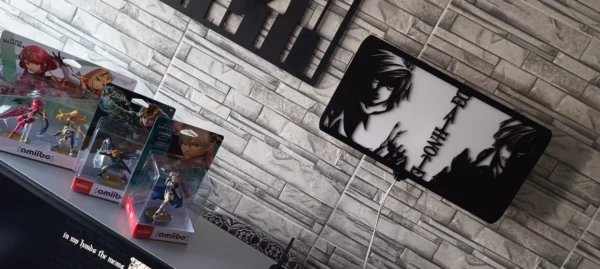 Lámpara Light y L - Death Note