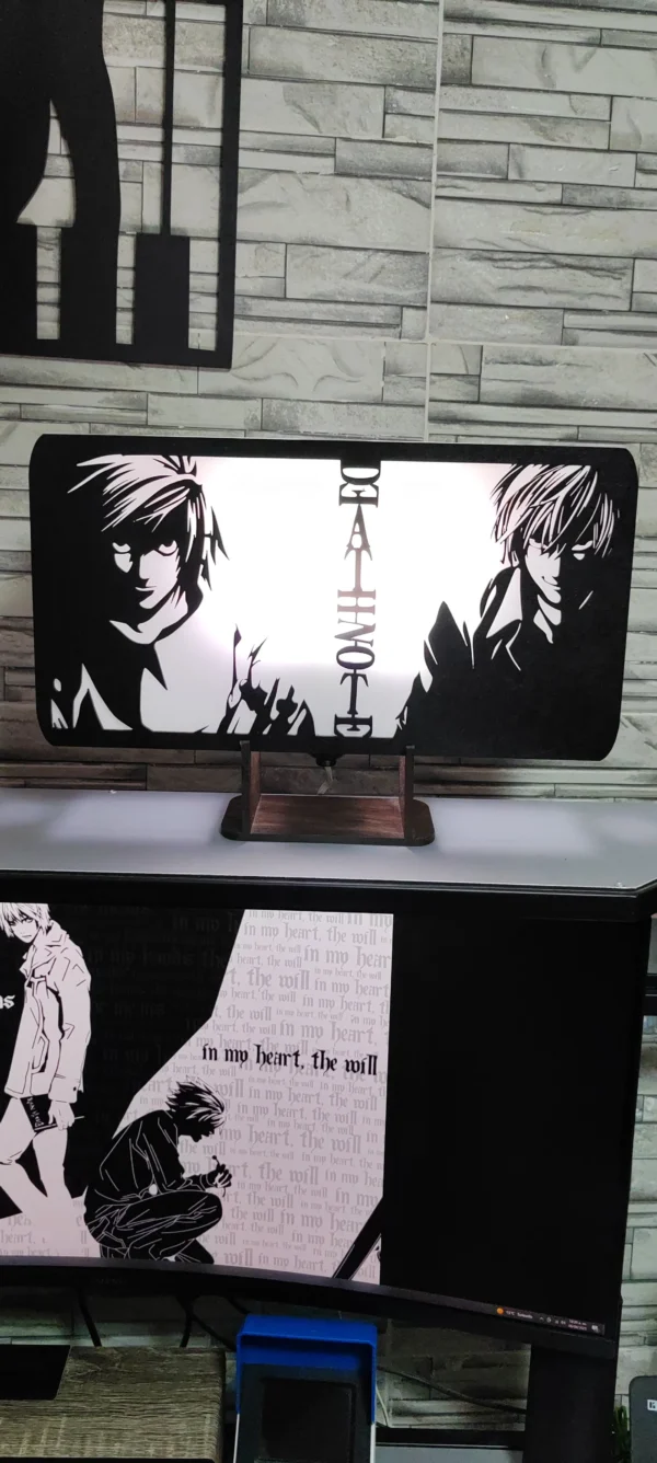 Lámpara Light y L - Death Note