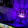 Lámpara MINECRAFT -Eat, Sleep, Mine, Repeat