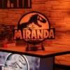 Lámpara de Jurassic Park Personalizado