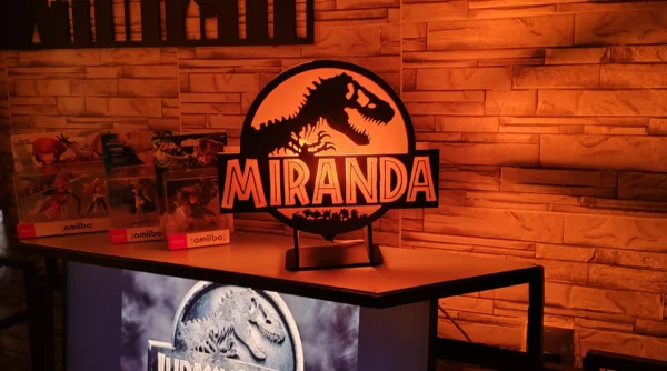 Lámpara de Jurassic Park Personalizado