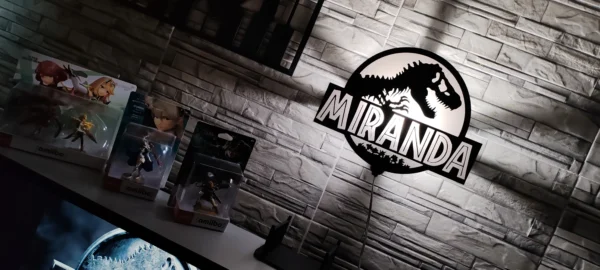 Lámpara de Jurassic Park Personalizado