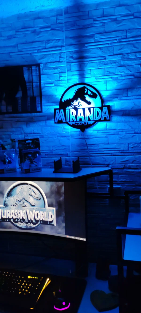 Lámpara de Jurassic Park Personalizado