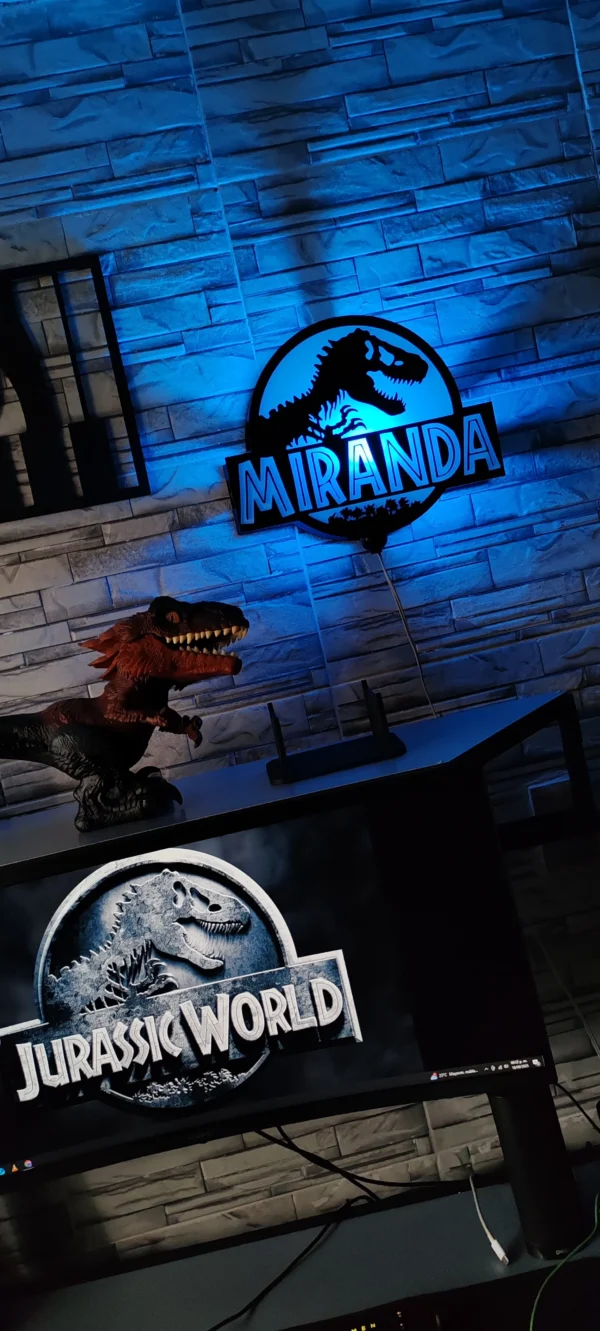 Lámpara de Jurassic Park Personalizado