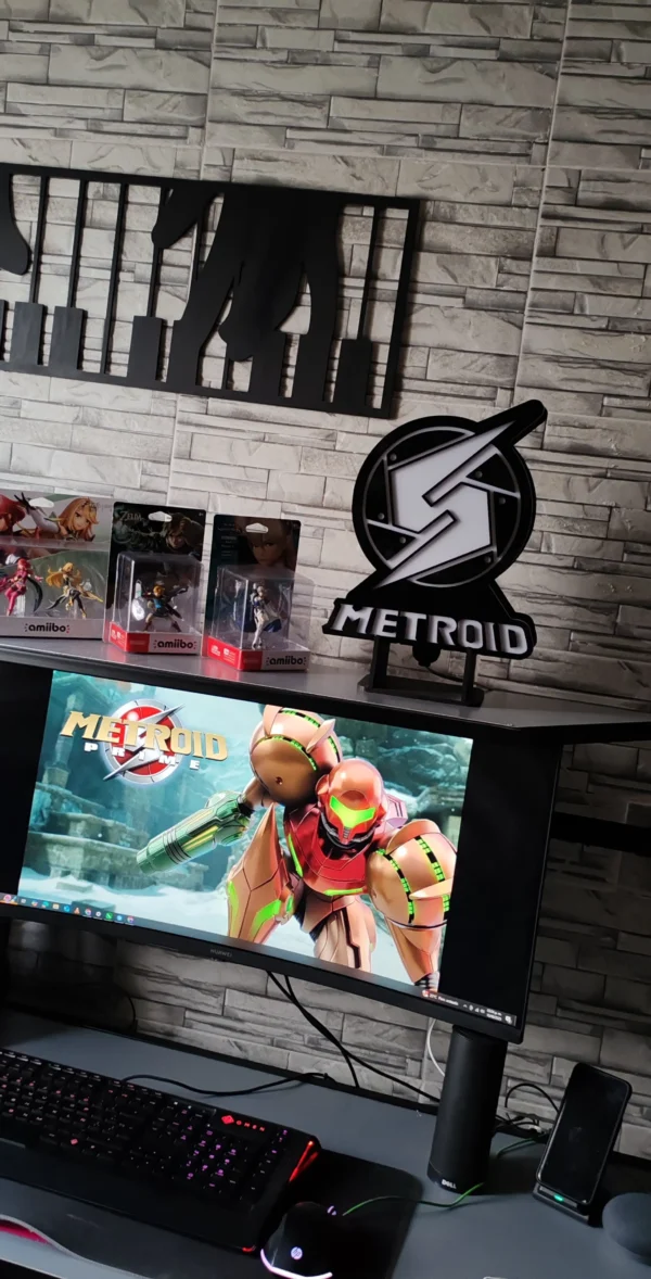 Lámpara Metroid Samus Aran