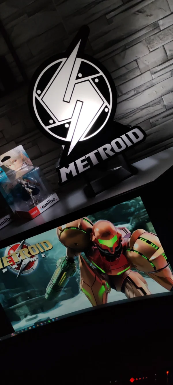 Lámpara Metroid Samus Aran
