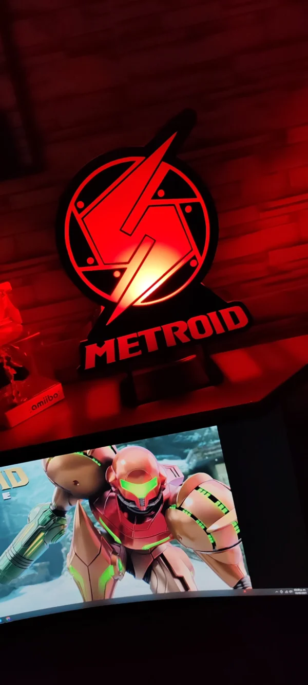 Lámpara Metroid Samus Aran