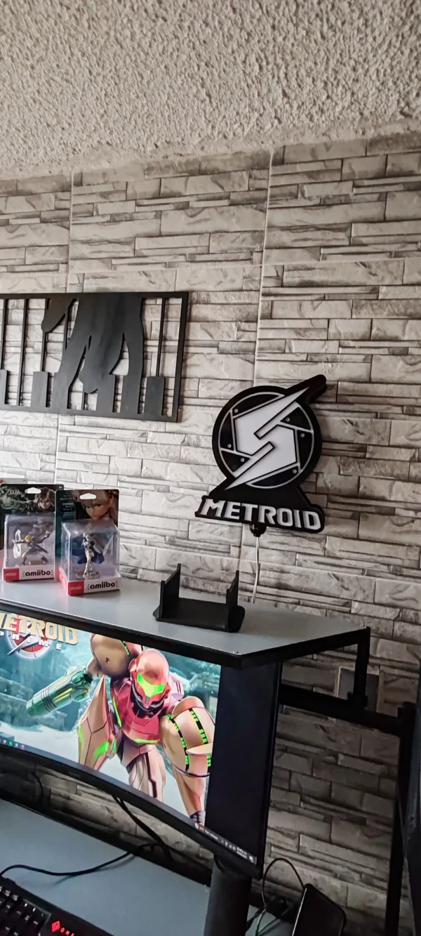 Lámpara Metroid Samus Aran