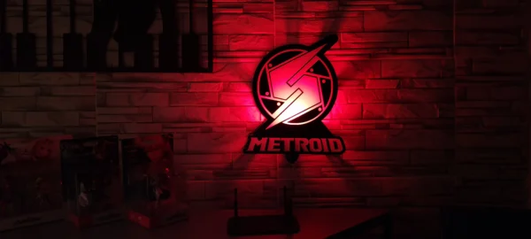 Lámpara Metroid Samus Aran