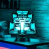 Lámpara Fórmula 1 F1 Monoplaza