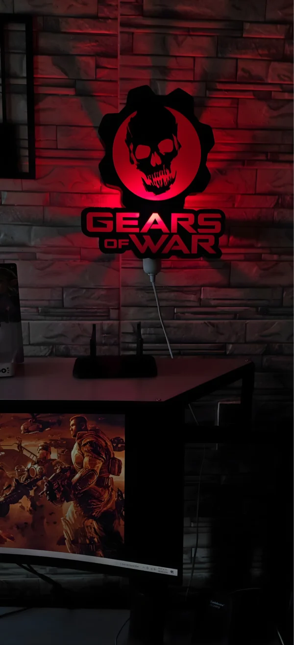 Diseño sin título (27) Lámpara Gears of War