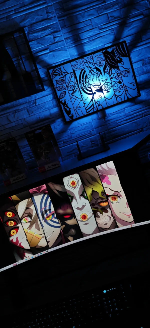 Lámpara Lunas Superiores Kimetsu no Yaiba